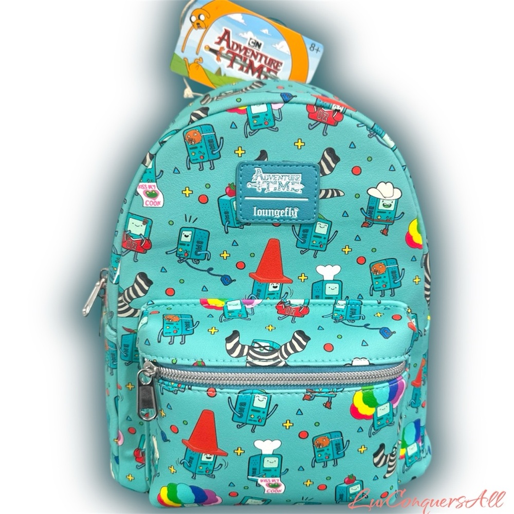 Loungefly Adventure Time BMO Poses Mini Backpack